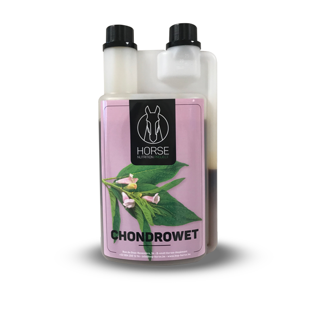 Chondrowet complément alimentaire pour chevaux de la marque HNP-Horse Nutrition Project