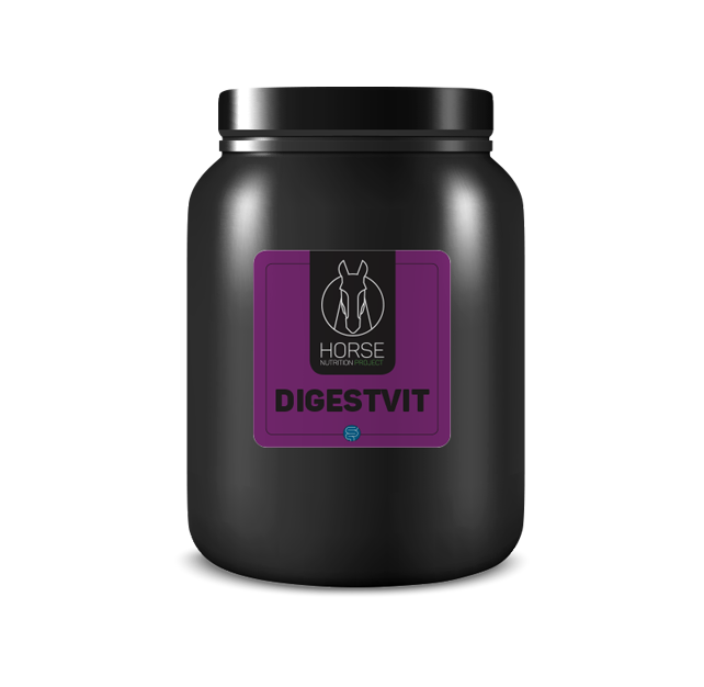 Digestvit est un complément alimentaire pour chevaux de la marque HNP-Horse Nutrition Project