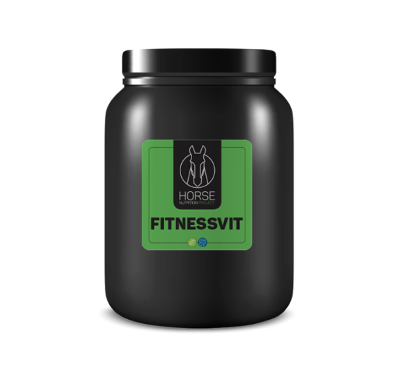 Fitnessvit est un complément alimentaire pour chevaux de la marque HNP-Horse Nutrition Project
