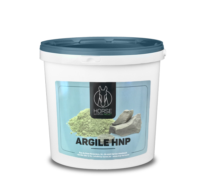 Argile HNP produit de soins pour chevaux de la marque HNP-Horse Nutrition Project